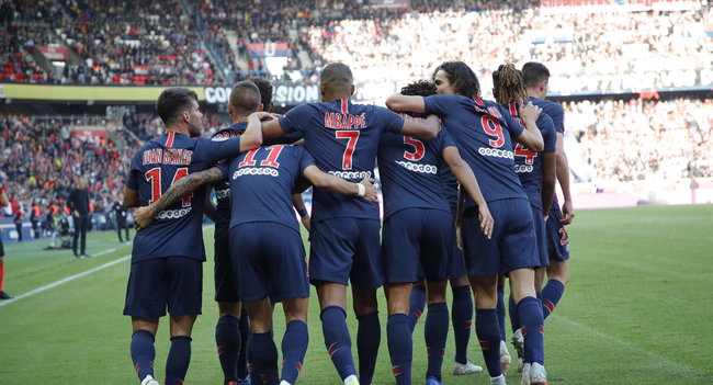 Flocage Officiel PSG – Ooredoo & MonBlason Doré (Footpress®), Neuf